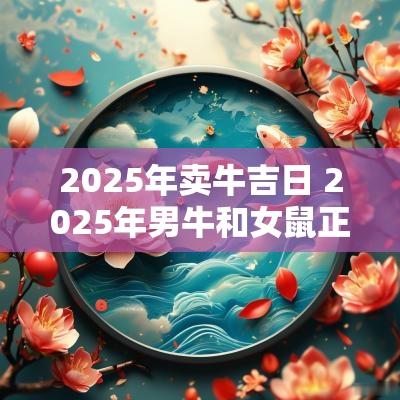 2025年卖牛吉日 2025年男牛和女鼠正月结婚吉日