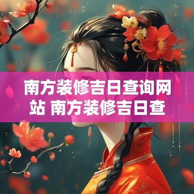 南方装修吉日查询网站 南方装修吉日查询软件