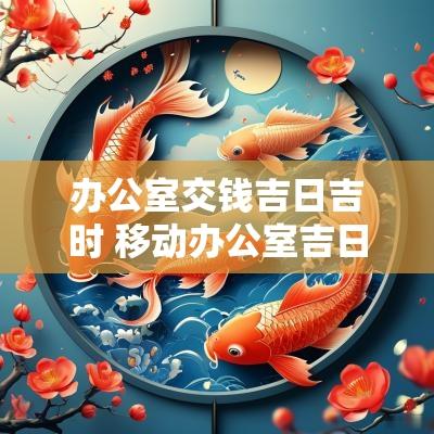 办公室交钱吉日吉时 移动办公室吉日吉时