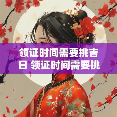 领证时间需要挑吉日 领证时间需要挑吉日吗