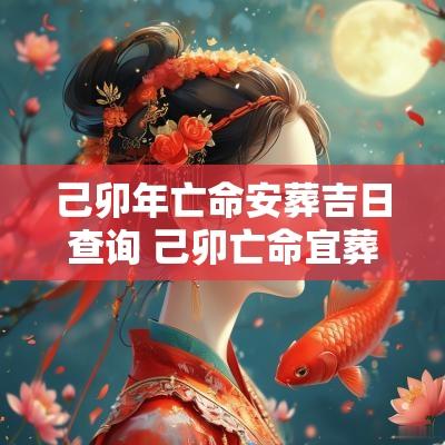 己卯年亡命安葬吉日查询 己卯亡命宜葬何方
