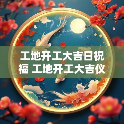 工地开工大吉日祝福 工地开工大吉仪式祝福语