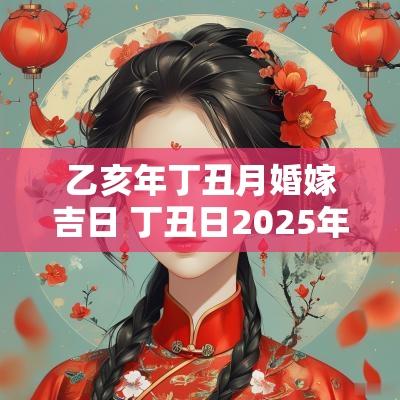 乙亥年丁丑月婚嫁吉日 丁丑日2025年结婚吉日