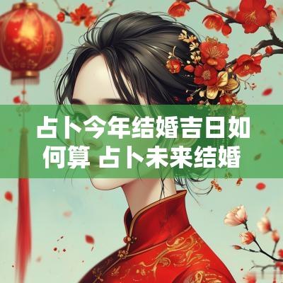 占卜今年结婚吉日如何算 占卜未来结婚的吉日