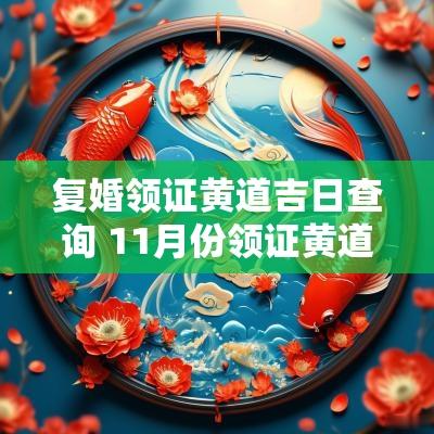复婚领证黄道吉日查询 11月份领证黄道吉日查询