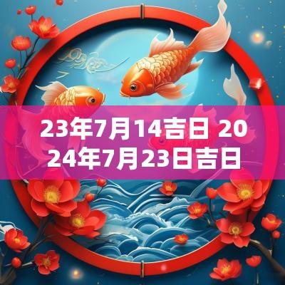 23年7月14吉日 2025年7月23日吉日