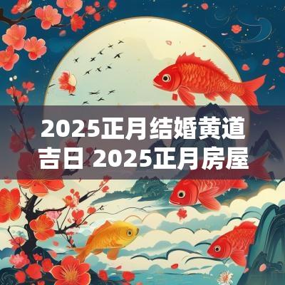 2026正月结婚黄道吉日 2026正月房屋封顶吉日
