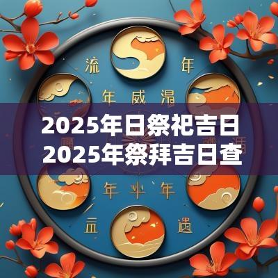 2025年日祭祀吉日 2025年祭拜吉日查询