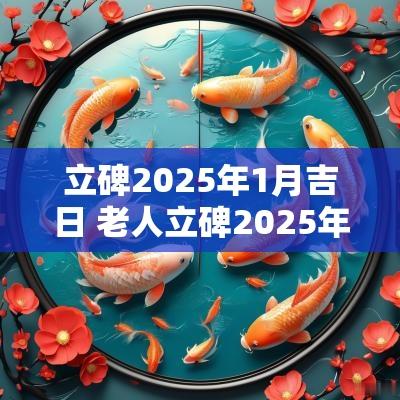 立碑2025年1月吉日 老人立碑2025年吉日