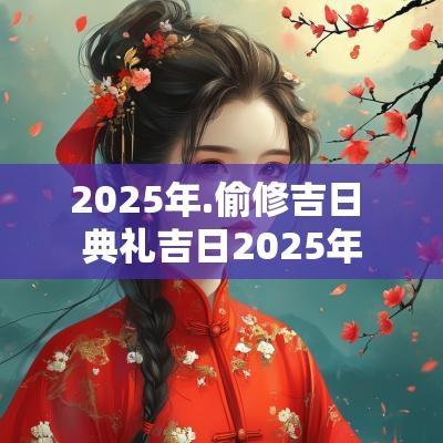 2025年.偷修吉日 典礼吉日2025年