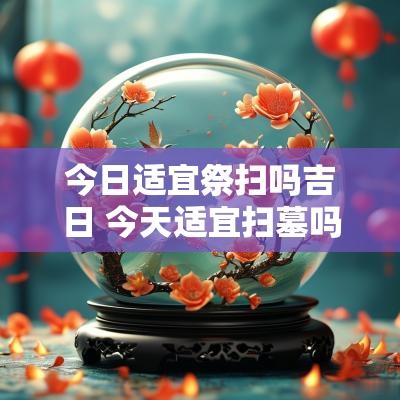 今日适宜祭扫吗吉日 今天适宜扫墓吗