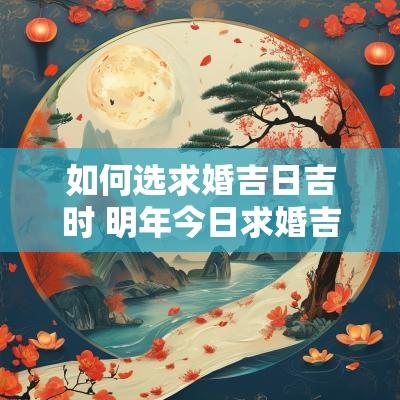 如何选求婚吉日吉时 明年今日求婚吉日查询