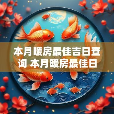 本月暖房最佳吉日查询 本月暖房最佳日期
