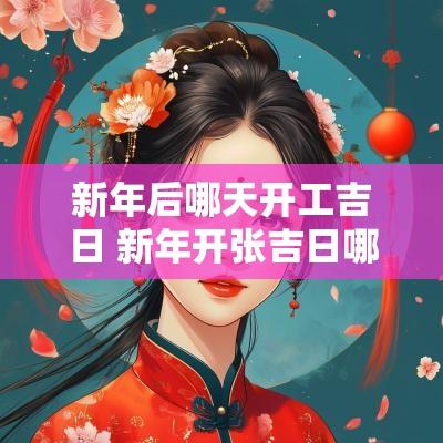 新年后哪天开工吉日 新年开张吉日哪天最好