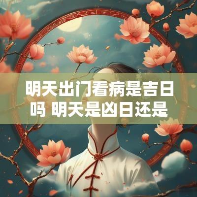 明天出门看病是吉日吗 明天是凶日还是吉日
