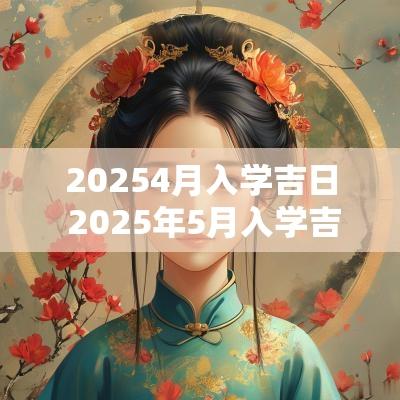 20254月入学吉日 2025年5月入学吉日