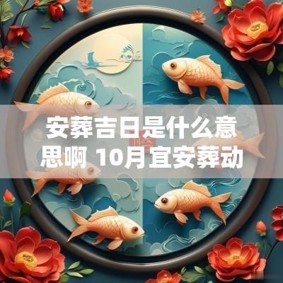 安葬吉日是什么意思啊 10月宜安葬动土吉日