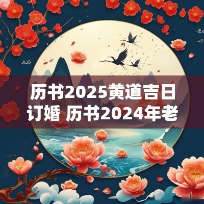 历书2025黄道吉日订婚 历书2025年老黄历