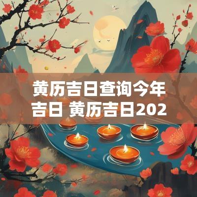 黄历吉日查询今年吉日 黄历吉日2025开工吉日