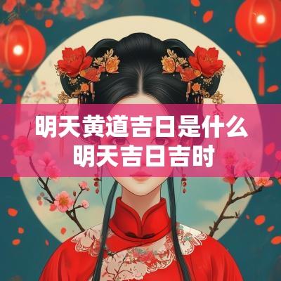 明天黄道吉日是什么 明天吉日吉时