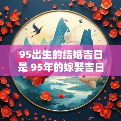 95出生的结婚吉日是 95年的嫁娶吉日查询