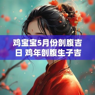 鸡宝宝5月份剖腹吉日 鸡年剖腹生子吉日吉时