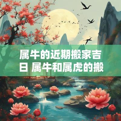属牛的近期搬家吉日 属牛和属虎的搬家吉日