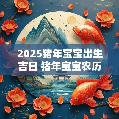 2025猪年宝宝出生吉日 猪年宝宝农历二月出生吉日