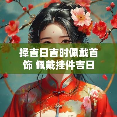 择吉日吉时佩戴首饰 佩戴挂件吉日