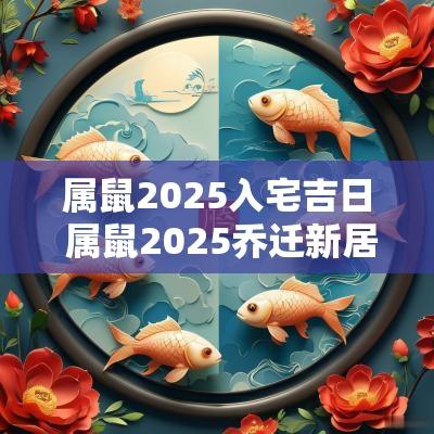 属鼠2025入宅吉日 属鼠2025乔迁新居吉日