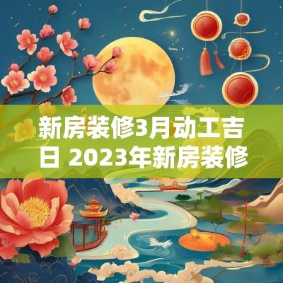 新房装修3月动工吉日 2025年新房装修动工最佳吉日