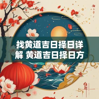 找黄道吉日择日详解 黄道吉日择日方法