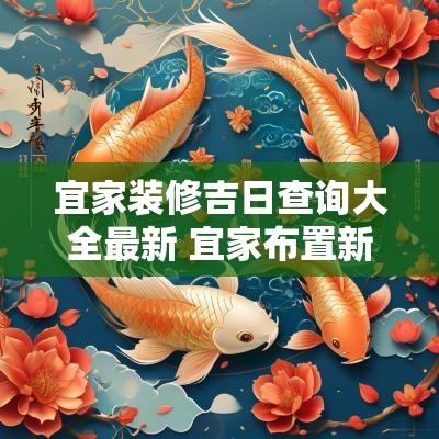 宜家装修吉日查询大全最新 宜家布置新家