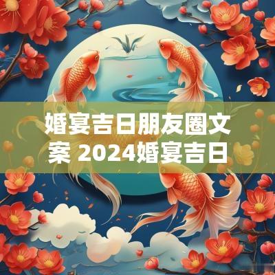 婚宴吉日朋友圈文案 2025婚宴吉日