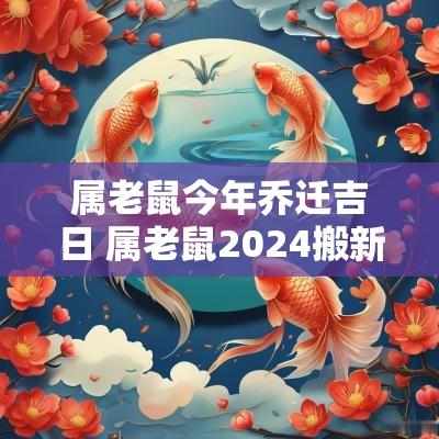 属老鼠今年乔迁吉日 属老鼠2025搬新房吉日一览表