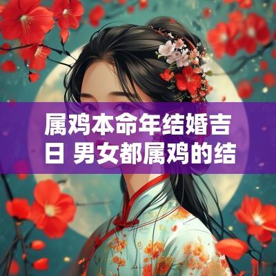 属鸡本命年结婚吉日 男女都属鸡的结婚吉日