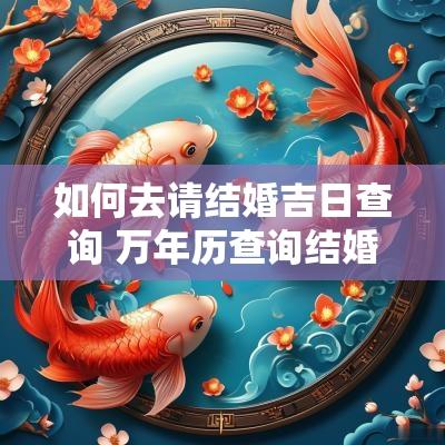 如何去请结婚吉日查询 万年历查询结婚吉日