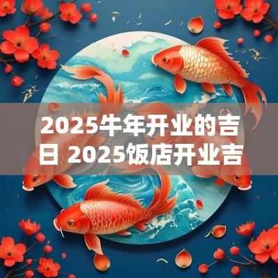 2025蛇年开业的吉日 2025饭店开业吉日吉时查询
