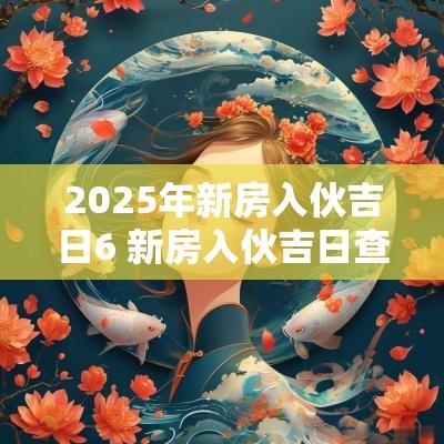 2025年新房入伙吉日6 新房入伙吉日查询