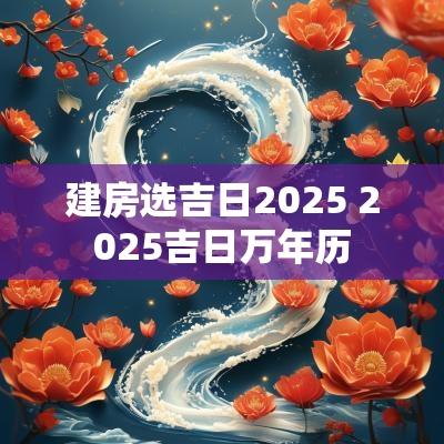建房选吉日2025 2025吉日万年历