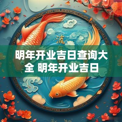 明年开业吉日查询大全 明年开业吉日