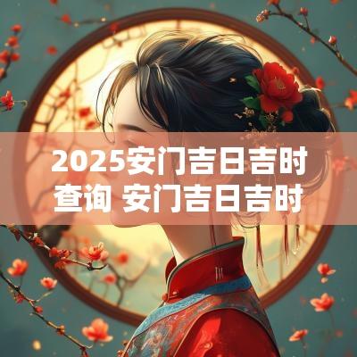 2025安门吉日吉时查询 安门吉日吉时查询大全2025年