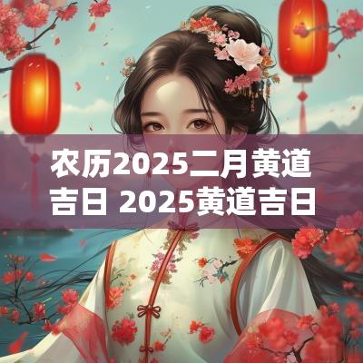 农历2025二月黄道吉日 2025黄道吉日表格下载
