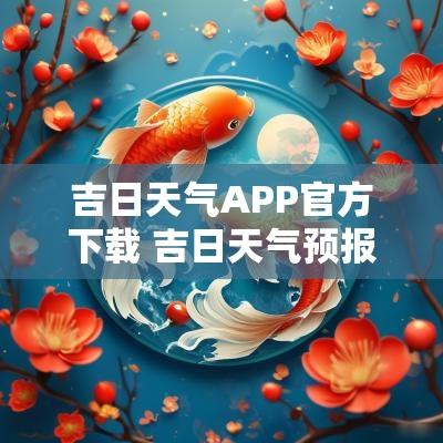 吉日天气APP官方下载 吉日天气预报软件下载