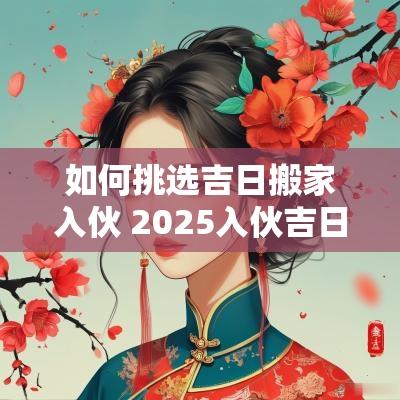如何挑选吉日搬家入伙 2025入伙吉日九月