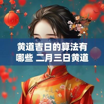 黄道吉日的算法有哪些 二月三日黄道吉日有哪些