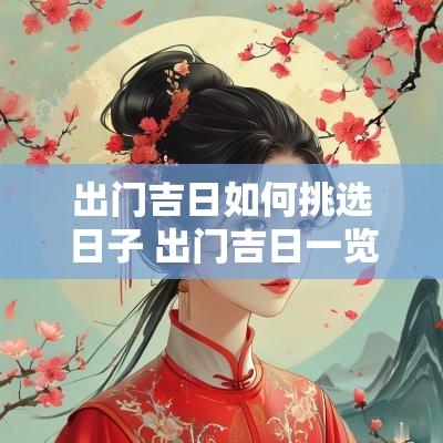 出门吉日如何挑选日子 出门吉日一览表2025