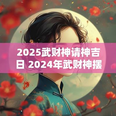 2025武财神请神吉日 2025年武财神摆放时间11月