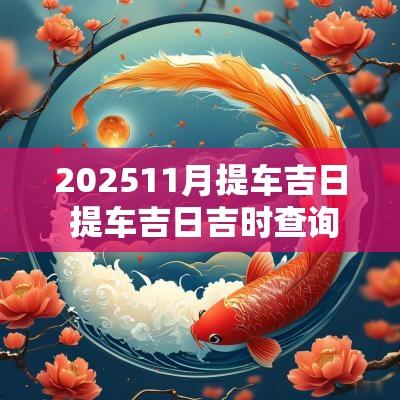 202511月提车吉日 提车吉日吉时查询一览表