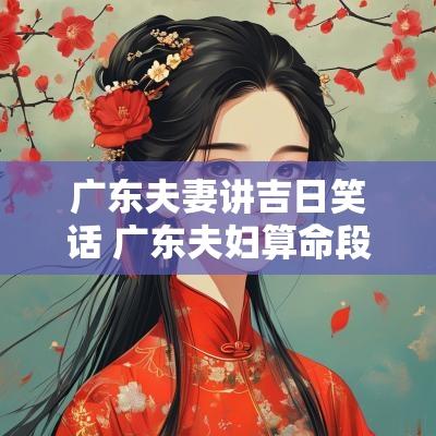 广东夫妻讲吉日笑话 广东夫妇算命段子